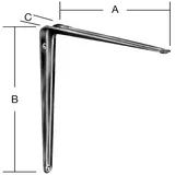 Vormann Konsolen-Stützen 200 x 250 mm Nr.150200LW - 00150 200 LW