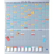 NOBO Stecktafel 80 x 96 cm Grau