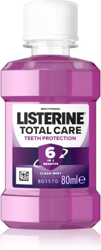 Listerine Total Care Teeth Protection Mundwasser für den vollständigen Schutz der Zähne 6 in 1 80 ml