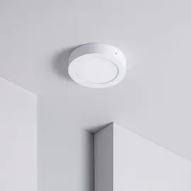 efectoLED Deckenleuchte 12W Rund Aluminium