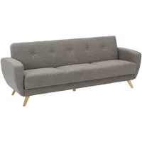 Tchibo - 3-Sitzer-Schlafsofa »Justus« in grau meliertem Webstoff - 230x82x83cm - braun -