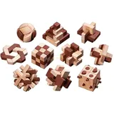 Philos Holzpuzzle Sortiment, 10 Puzzle