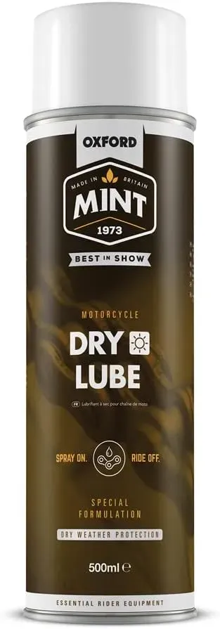 Oxford Mint Dry Weather Lube Kettenspray Trockenschmierspray 500 ml