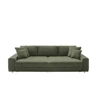 bobb Big Sofa  Arissa de Luxe ¦ grün ¦ Maße (cm): B: 292 H: 84 T: 120.0