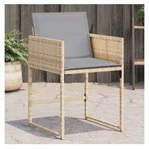 vidaXL Gartenstuhl 55 x 54 x 27 cm beige 4 St.