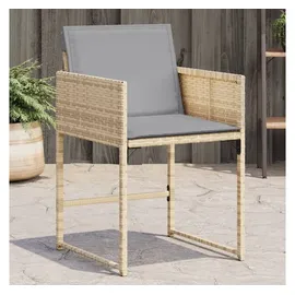 vidaXL Gartenstuhl 55 x 54 x 27 cm beige 4 St.