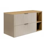 rodan fabryka mebli Hängende Waschtischunterschrank - 100 cm – Farbe Kashmir – Modernes Design – Soft Close