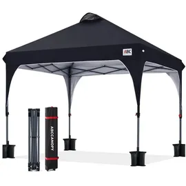 luxuskollektion Pavillon 2,4 x 2,4 m Schwarz