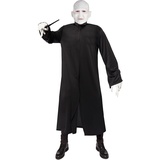 Amscan - Erwachsenenkostüm Lord Voldemort aus Harry Potter, Gewand, Handschuhe, Maske, Bösewicht, Magier, Zauberer