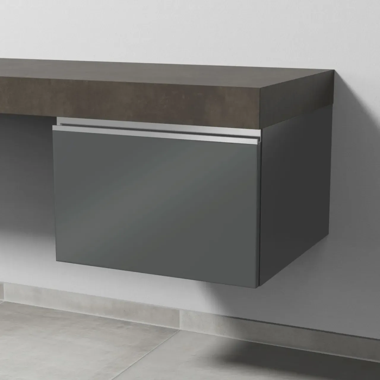 Sanipa Anbau-/Solitärschrank mit Auszug 2morrow (L223179) 340x500x520, L223179 L223179