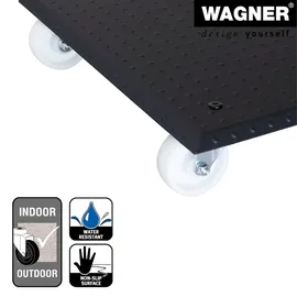 Wagner System GmbH Alaska Pflanzenroller 45 x 45 x 9,5 cm