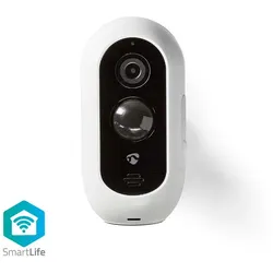 Nedis SmartLife Außenkamera Wi-Fi | Full HD 1080p | IP65 | 5 V DC |mit Bewegungssensor | Nachtsicht