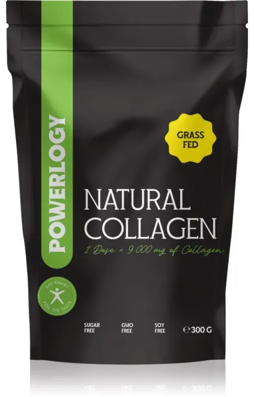 Powerlogy Natural Collagen Kollagen für wunderschöne Haare und Haut 300 g