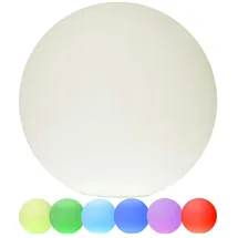 StarTrading STAR Trading LED Gartenkugel RGB Farbwechsel weiß Fernb.Aufladbar