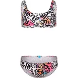 Arena Bustier-Bikini Mädchen Water Prints - Graffiti 128
