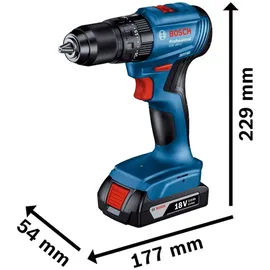 Bosch GSB 18V-45 Professional ohne Akku + L-Boxx 06019K3301