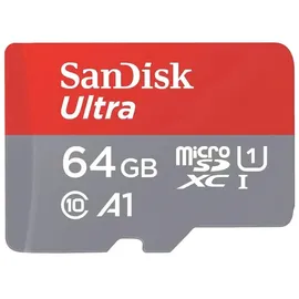 SanDisk Ultra microSD UHS-I U1 A1 120 MB/s + SD Adapter 32 GB 2er Set