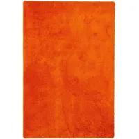 Snapstyle Hochflor Shaggy Teppich Orange 80x160cm