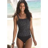 KangaROOS Badeanzug Damen Schwarz/Mehrfarbig 48 Cup E