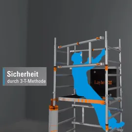 Layher Rollgerüst SoloTower 6,15m Arbeitshöhe