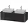 Duravit Waschtischunterschrank 4 Auszüge 140 x 54,8 x 40 cm Schwarz Hochglanz