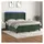 vidaXL Boxspringbett 180 x 200 cm Dunkelgrün
