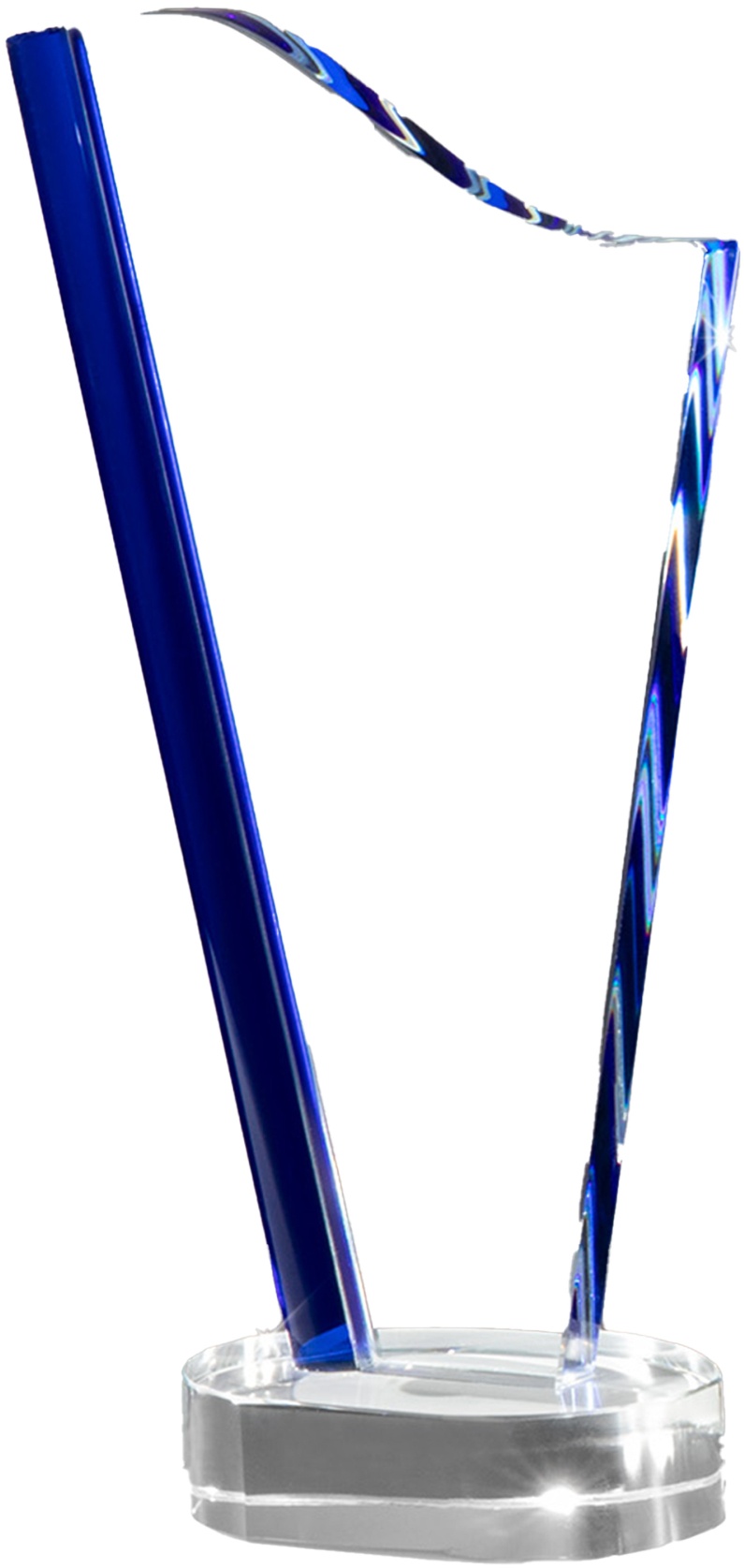 Glastrophäe Ulrike in Größe 21,0cm