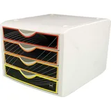 Helit H6129569 - Schubladenbox „the chameleon“, A4,