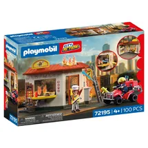 Playmobil City Action Feuerwehr-Quad mit Burger-Bude 72195
