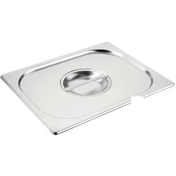 Equipementpro – GN 1/2 Edelstahldeckel mit Vogue-Kerbe