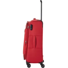 Travelite Chios 4 Rollen Kofferset 3-teilig mit Dehnfalte rot