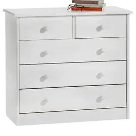 Idimex Kommode 79 x 74 x 35 cm Weiß