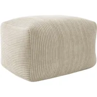 Mirjan24 Sitzsack Beige, Rechteckig, 60x40x70 cm, Wohnzimmer, Hocker, Sitzsäcke,