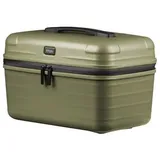TITAN - Made in Germany Beautycase UPGRADE Kosmetikkoffer mit Organizer-System, mit herausnehmbarem Inlay und Trolley-Sleeve grün