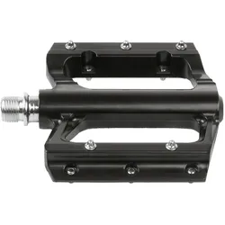 M-Wave Flat Fahrradpedal BMX Fahrrad Pedale Aluminium Flat Pedal 9/16" Achse Singlespeed Mountainbike Plattformpedale