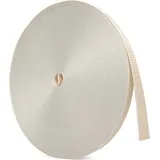 BAUHELD BAUHELD® 50m Rolladengurt 18mm [ Germany] - Gurtband für Rolladen Gurtwickler - Beige - Beige