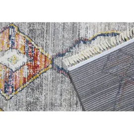 Mozato Novel Webteppich 4971, Grau, Textil, Abstraktes, rechteckig, 160x240 cm, Teppiche & Böden, Teppiche, Moderne Teppiche