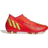 Adidas Herren Fussball-Rasenschuhe PREDATOR EDGE.3, SOLRED/TMSOGR/CBLACK, 45 1⁄3