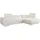 Mirjan24 Eckcouch mit Bettkasten 2-Sitzer Beige