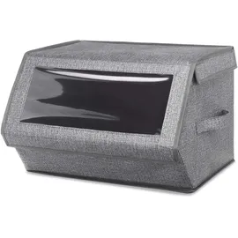 Whitmor Stapelbare Fensterbox 35,6 x 38,1 x 25,0 cm 1-tlg. Grau