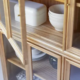 Tikamoon Doppelgeschirrschrank aus Mindiholz 120 cm Alex