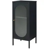 [en.casa] Karlskrona Aktenschrank 102x43x40 cm Schwarz