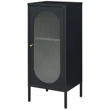 [en.casa] Karlskrona Aktenschrank 102x43x40 cm Schwarz