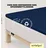 Easy Spannbettlaken für Topper Jersey Elasthan 90 x 190 - 100 x 220 cm blue deep