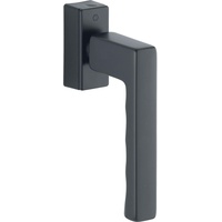 Hoppe AG HOPPE 11736045 Fenstergriff Toulon SecuForte, VK 32-42 mm, Aluminium schwarz matt,