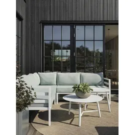 Brafab Vannes Gartentisch Ø 75 x 50 cm Weiß