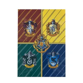 Cinereplicas Harry Potter - Briefpapierset Hogwarts Häuser - Offizielle Lizenz