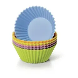 Kaiser Silikon-Muffinform 23.0064.6268 , 1 Packung = 6 Stück, farbig sortiert