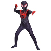 Diudiul Luxus Kids Superheld Spiderman Kostüme für Kinder Action Dress Ups und Zubehör Party Cosplay Kostüm (4XL(170-180cm), Schwarz-Kind)