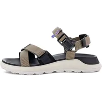 ECCO Damen EXOWRAP W 3S TEX Sandal, Moon Rock/Taupe, 41 EU